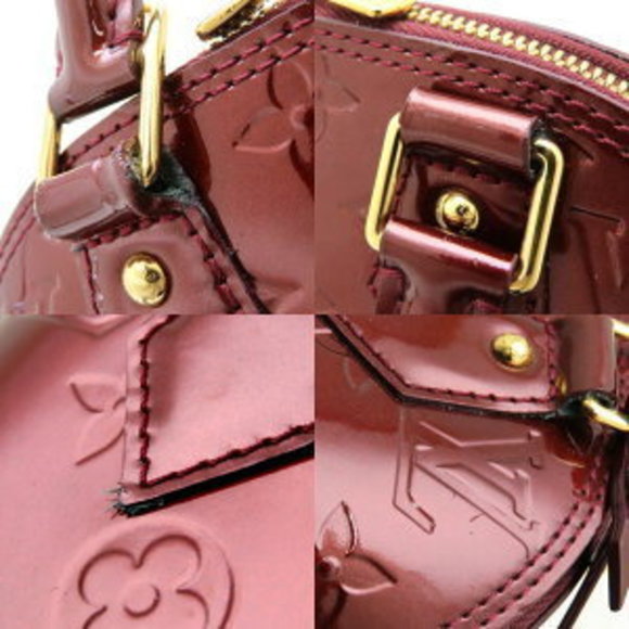 Louis Vuitton Alma Rouge Fauvist Handbag Vernis - Picture 6 of 9